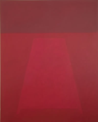 Quadri d’ombre, Schatten Liege rot, 1975-1985

olio su tela

250 x 200 cm
