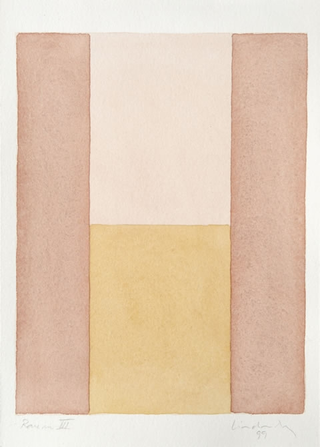 Quadri spaziali, Serie III,&nbsp;1999

acquerello su carta

21 x 15 cm