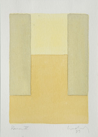 Quadri spaziali, Raum V,&nbsp;1999

acquerello su carta

21 x 15 cm