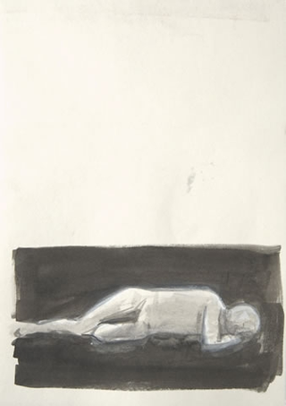 Figure, Liegende Figur,&nbsp;1998

acquerello e disegno su carta

29,5 x 21 cm